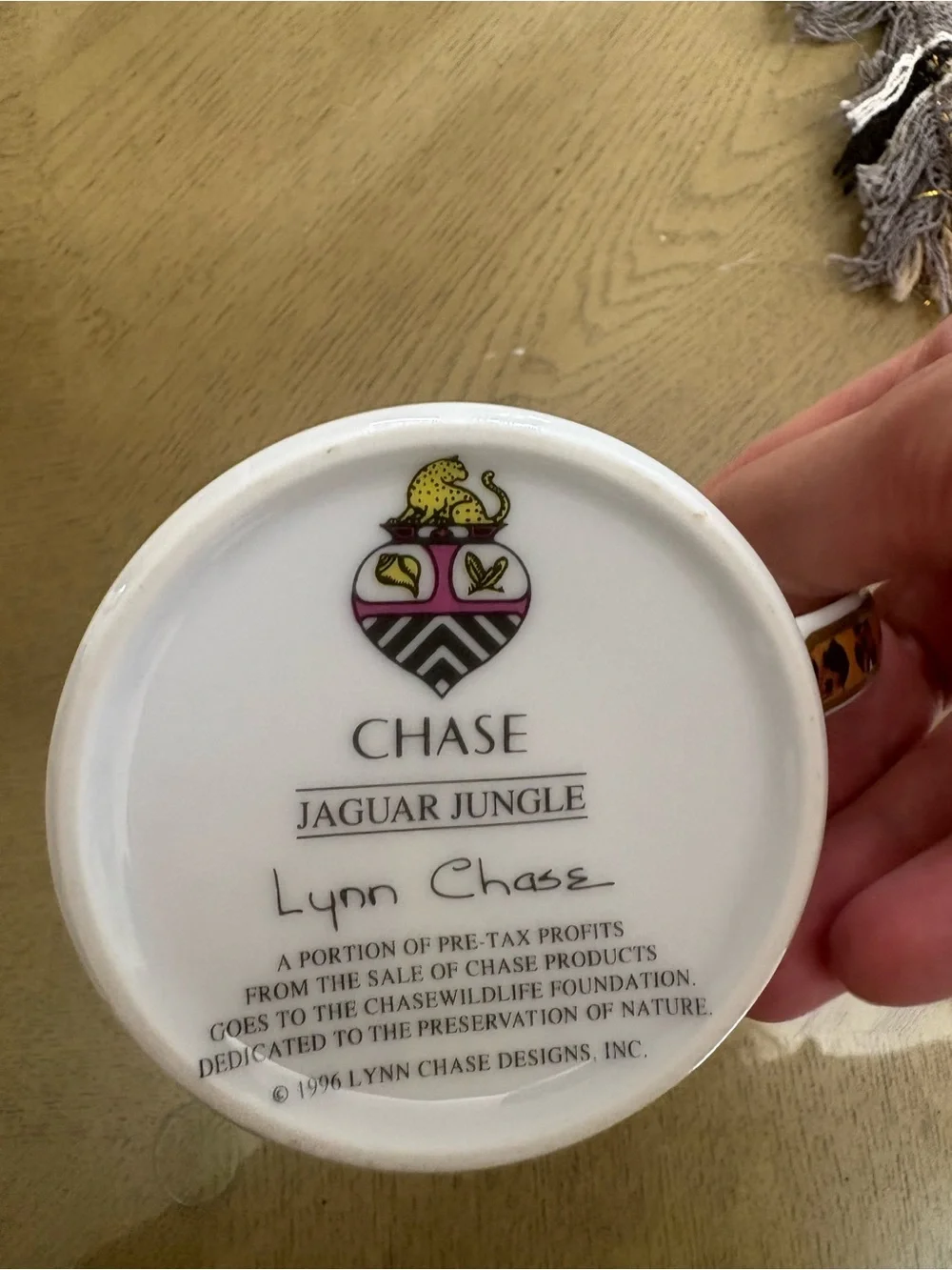 Lynn Chase “Jaguar Jungle” Porcelain Mug